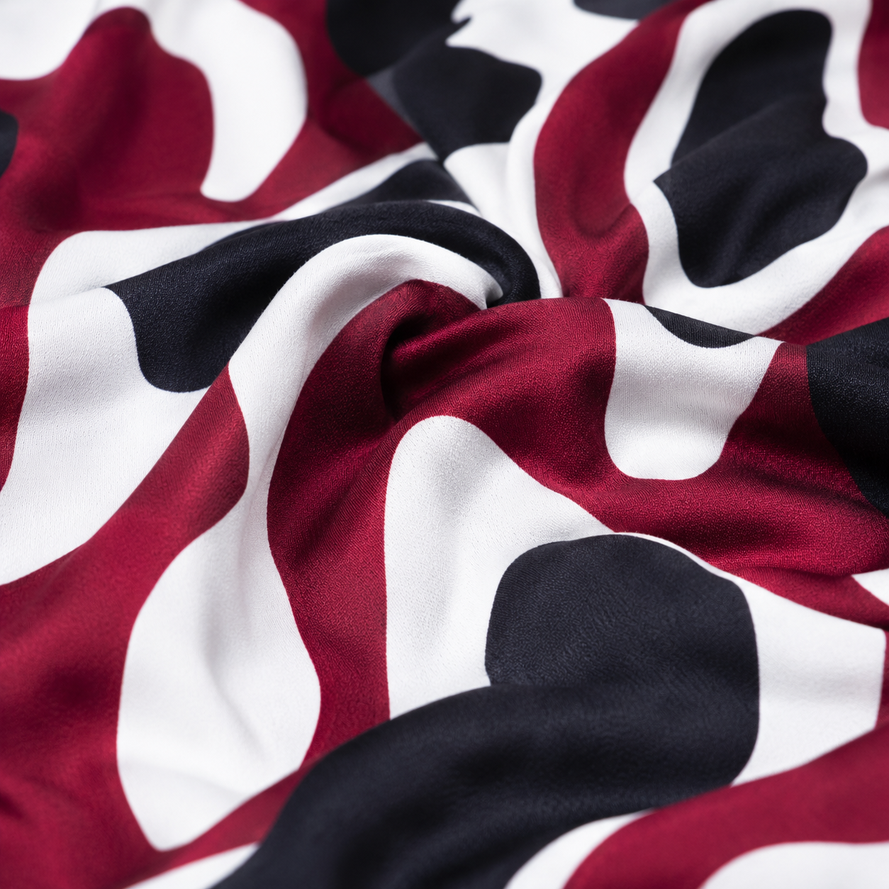 Close-up of Tech Towel fabric texture and printed artwork